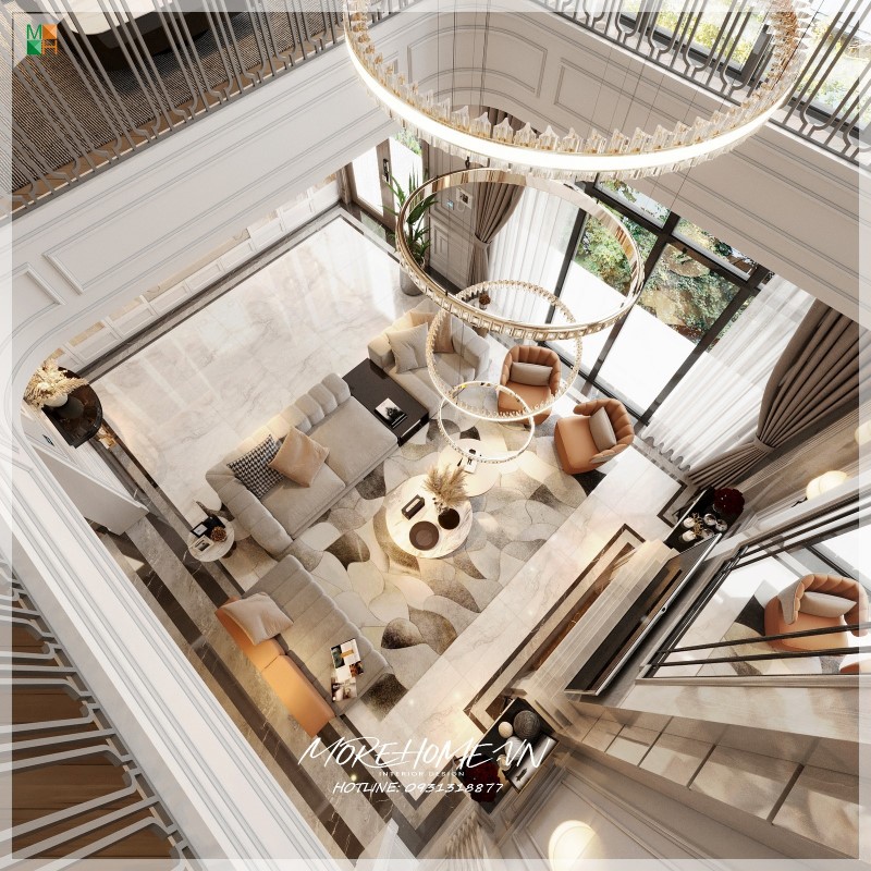 thiết kế nội thất căn hộ Duplex